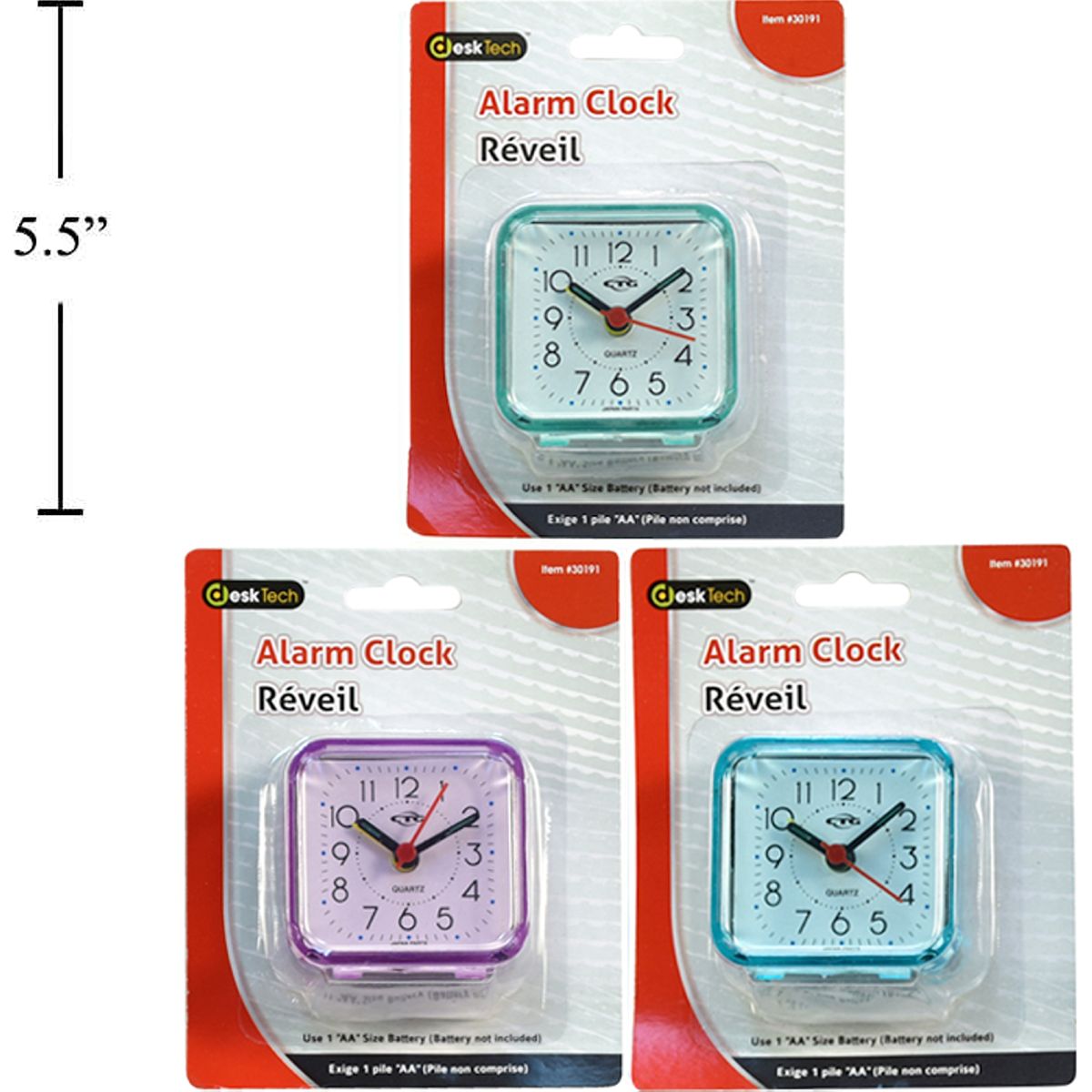 Reloj Despertador de escritorio