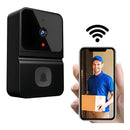 Timbre Inteligente con Cámara WiFi y Audio Bidireccional. Intercomunicador Para El Hogar con visión nocturna y sensor de movimiento (color negro a blanco al azar).
