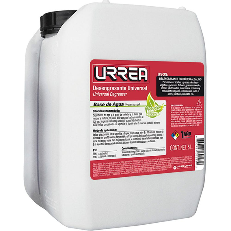 Desengrasante base agua 5L Urrea