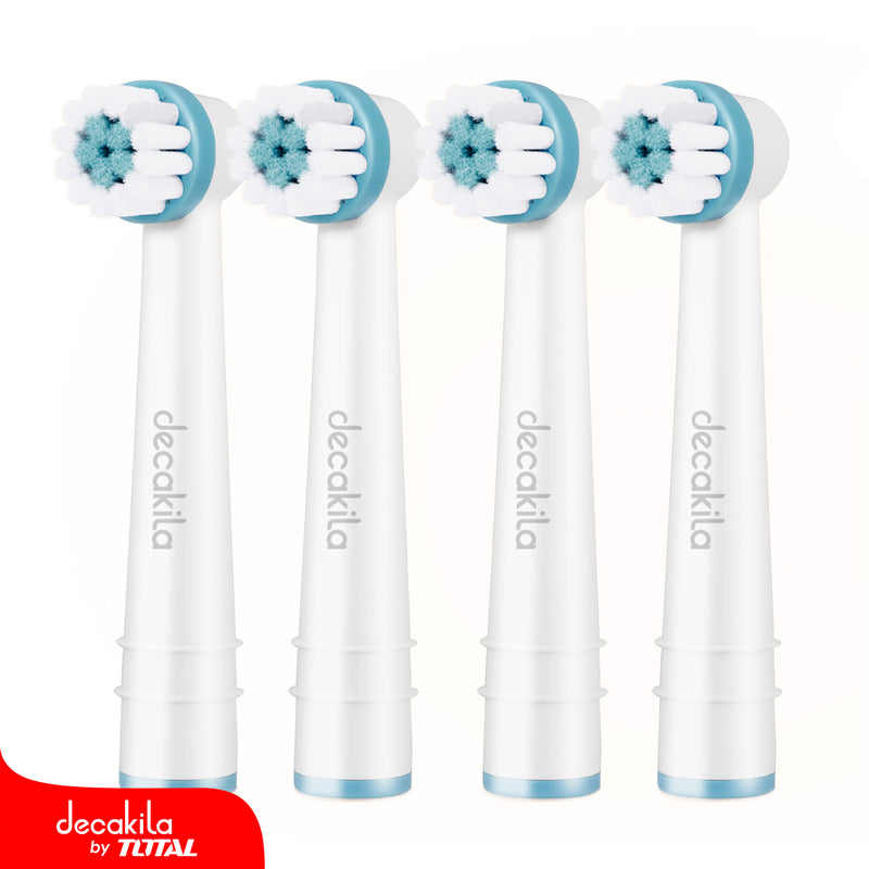 Cabezales de repuesto de cepillo de dientes. Set de 4 piezas.