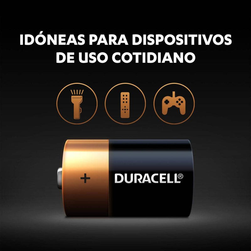 Baterias Alcalinas Tipo D - Duracell