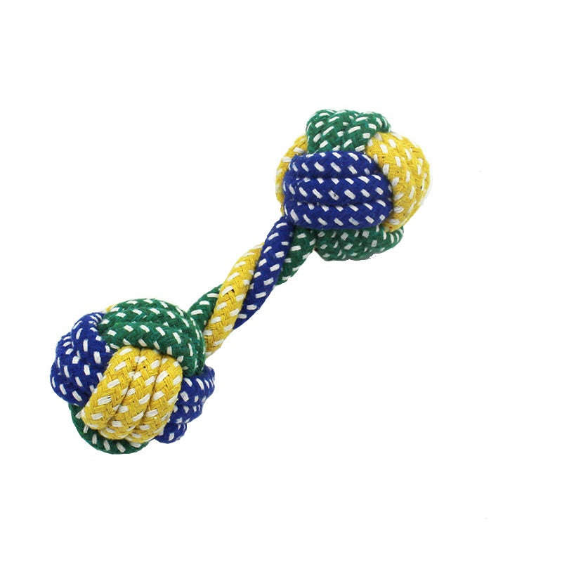 Juguete para perro masticable de cuerda de algodon. Colores Surtidos