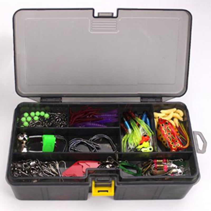 Caja 168 Pzas. Señuelos anzuelos ganchos pinza