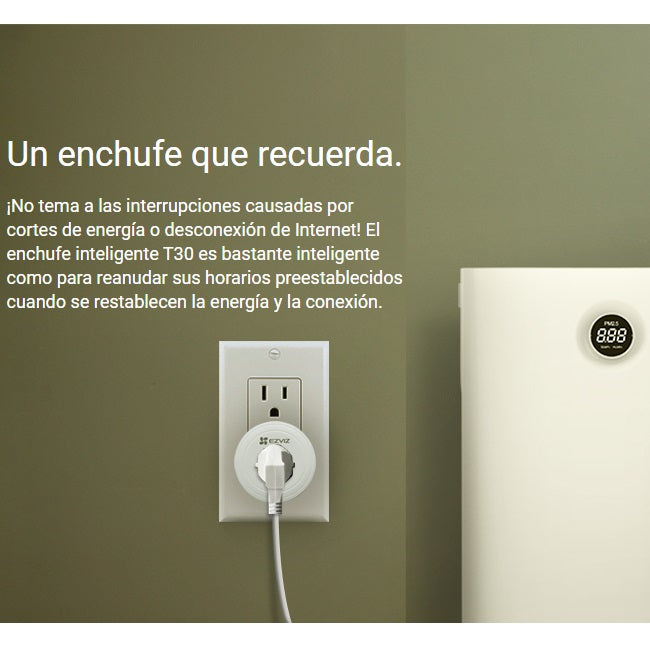 Enchufe inteligente de 110V – 10A y 1600W. Alexa/Google Assistant