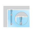 Pivote superior para puerta 15 mm