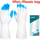 Guantes de PVC Alta Calidad para limpiar y lavar platos. Talla L (Par)