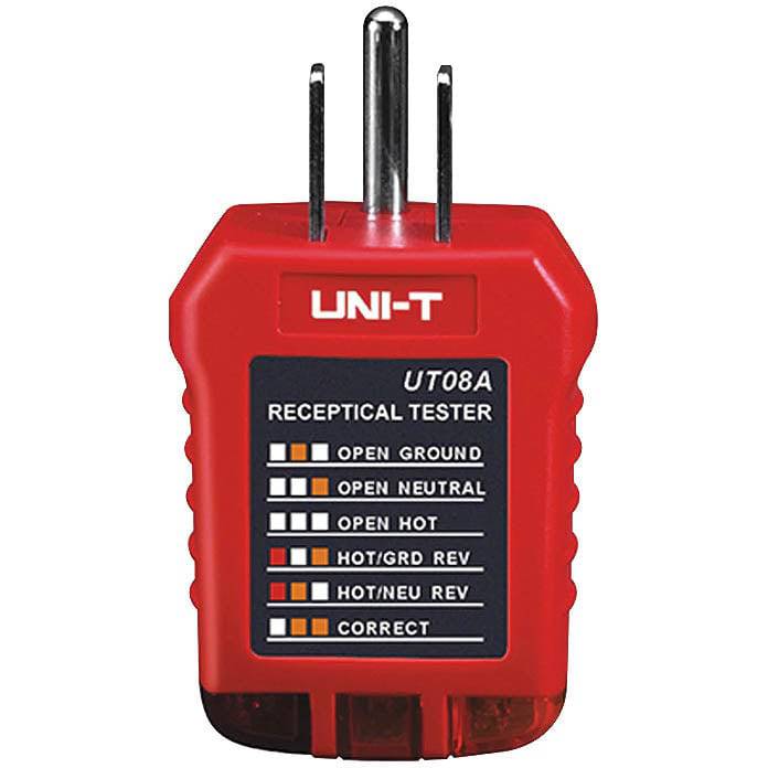 Probador De Tomacorriente Inteligente De Error De Cableado De Las Tomas