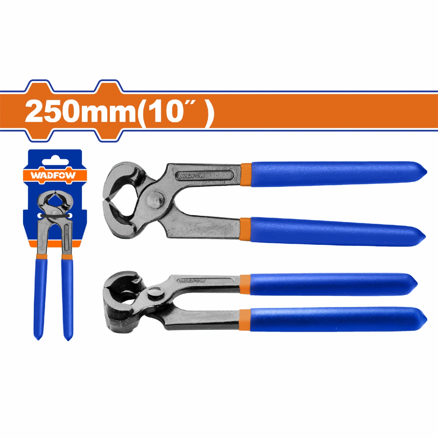 Alicate de Carpintero 10". Tratamiento de Superficie: Pulido y Aceite Antióxido.