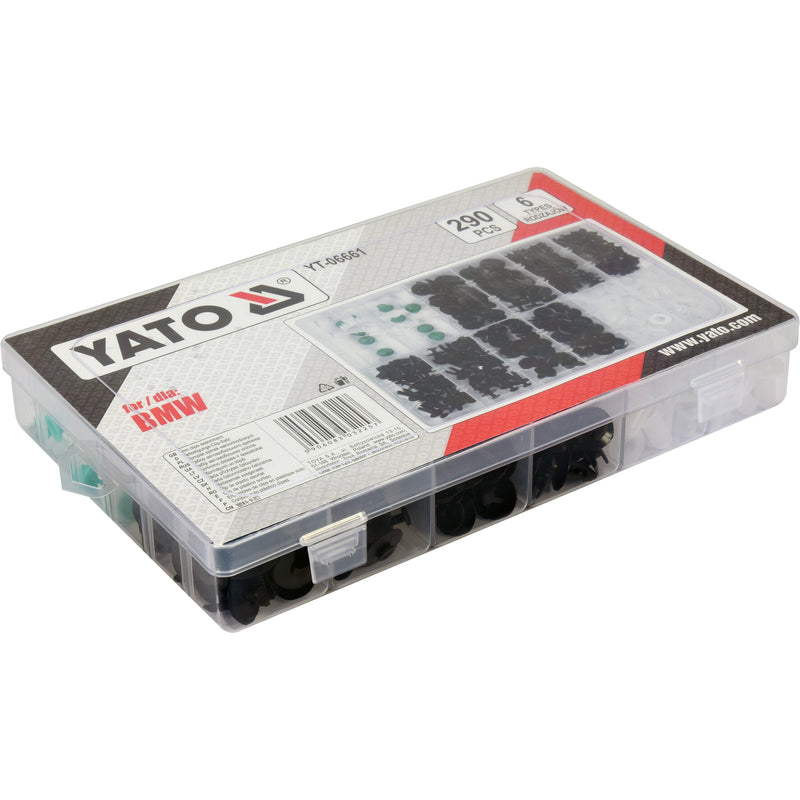 Clips de retención a presión automóvil remaches plástico sujetadores  BMW 290 PCS