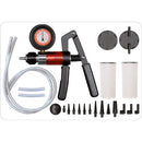 Bomba presión vacío de mano 22 piezas kit purga líquido frenos y embrague sistema hidráulico etc