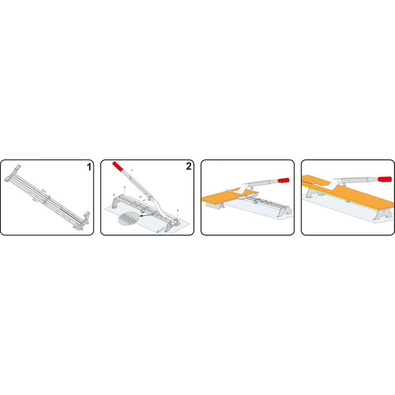 Cortadora de pisos laminados madera y pvc Guillotina de parket