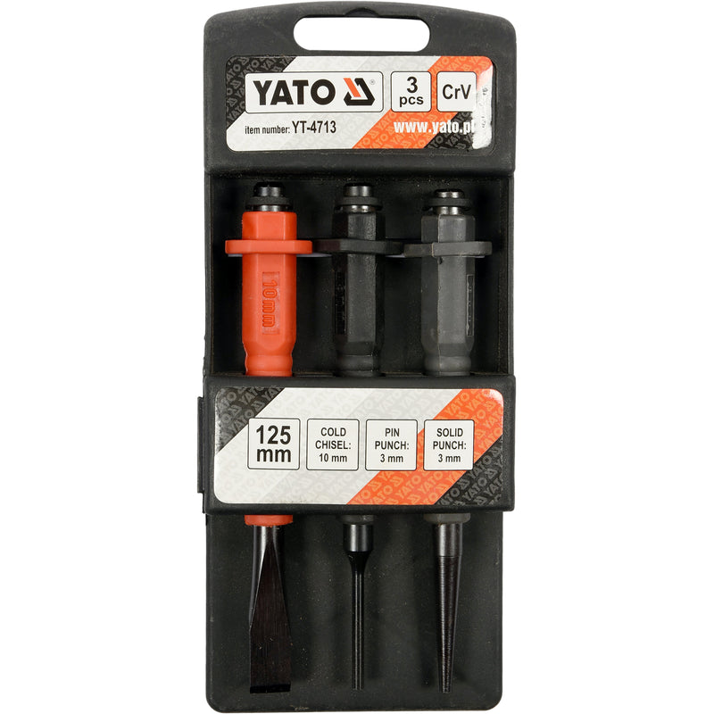 Cincel y centro punto 3 pzas