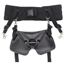 Cinturón arnés soporte de caña pesca NEGRO