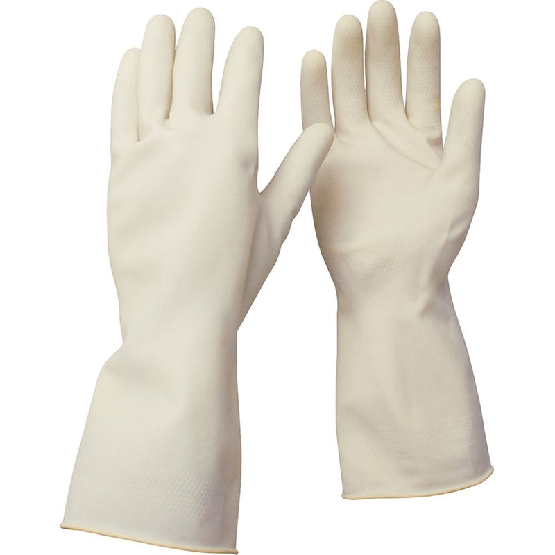 Guantes de látex uso en alimentos talla mediana Surtek