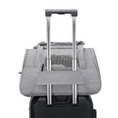 Bolsa transportadora para mascotas. Color Gris. Tamaño 45x24x28cm.