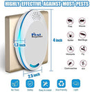 Repelente ultrasónico de plagas. (4 Pzas)