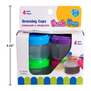 Snak-Pac - Juego de tazas de aderezo de 4 piezas de 35 ml (1,18 oz)