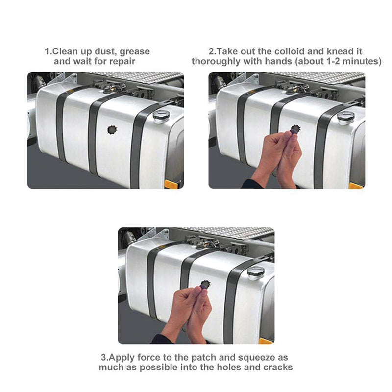 Kit de reparacion de Tanque de Combustible y Radiadores de Metal. Repara permanentemente las fugas