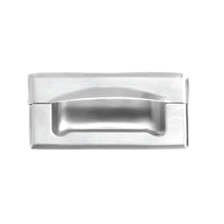 Tirador empotrable rectangular de cajon.