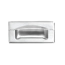 Tirador empotrable rectangular de cajon.