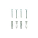(4 Piezas) Kit de anclajes y tornillos