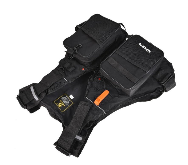 Chaleco de pesca salvavidas NEGRO