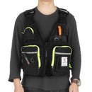 Chaleco de pesca salvavidas NEGRO