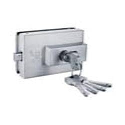 Cerradura Para Sistema 8900A Acero Inox 304. Vidrio 10-12 Mm Requiere Saques. Acabado Satinado