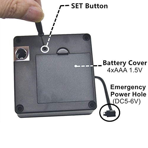 Cerradura electrónica invisible para gabinetes.