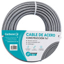 Guaya De Acero Inoxidable 304. Cable Metálico 7x7 de 0.0158 kg/m Para Tensar Y Sujetar (2mmx10m)