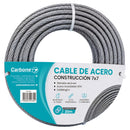 Guaya De Acero Inoxidable 304. Cable Metálico 7x7 de 0.0158 kg/m Para Tensar Y Sujetar (2mmx20m)