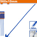 Destapacaños Limpiador de Drenaje tipo cepillo 560x10mm. Elimina cabellos y destapa baño. Set (3)