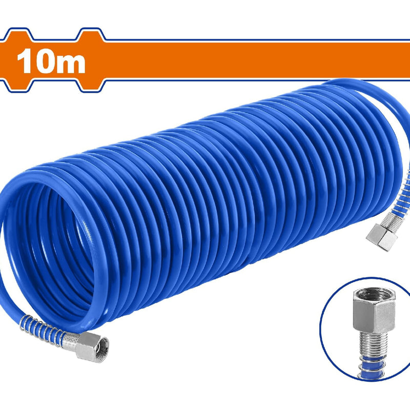Manguera de aire de 10m. Diámetro 8mm. Solo con conectores roscados.  Para compresor