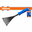 Rastrillo de Jardinería 380x135mm. Diseño único. Mango cómodo.