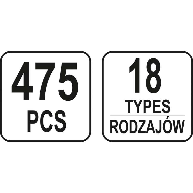 Clips de retención a presión automóvil remaches plástico sujetadores MAZDA 475PCS