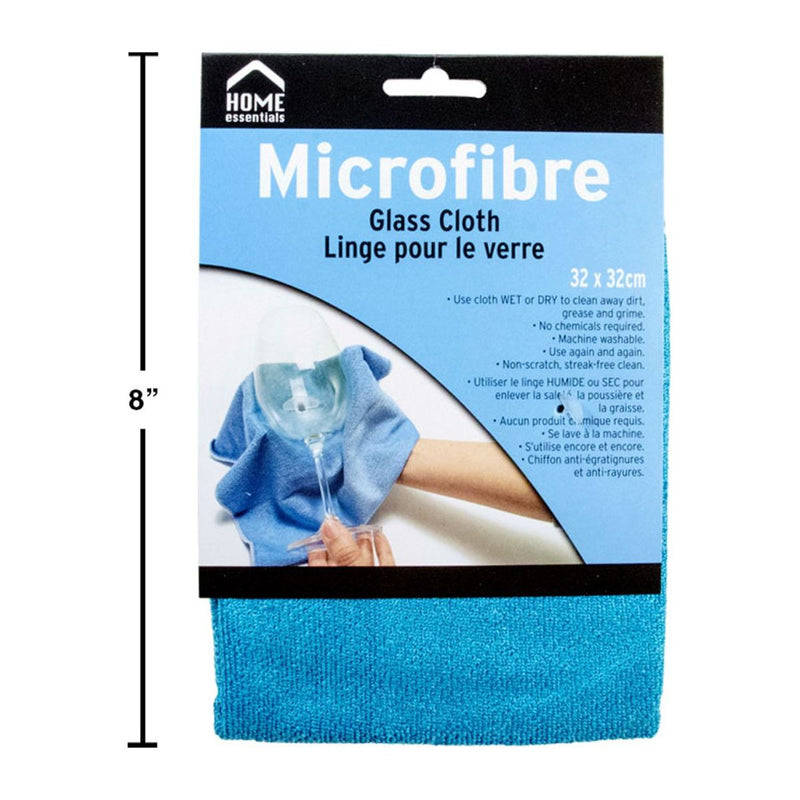 Paño trapo de microfibra para vidrio, 30 x 30 cm