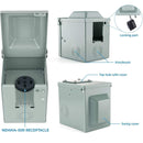 Caja tomacorriente NEMA 14-50R 50 amperios, 125/250V, con tapa para exteriores para autos eléctricos