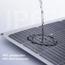 Panel solar de 100W, monocristalino flexible, ultradelgado, para RV, barcos o autos.