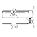 Cerradura Para Puertas Corredizas Cromadas.