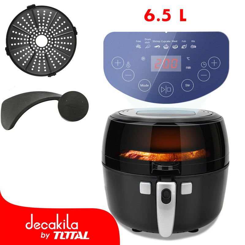 Freidora de aire 7L 1350W. Con ventana transparente/ con funcion de mezcladora