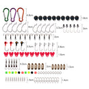 Kit de anzuelos y accesorios de pesca 136 pzas