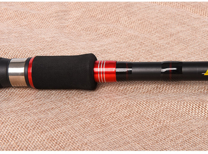 Caña de pescar telescópica 2.4 m spinning carbono