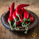 Semillas de aji (HOT) Cayenne Long Thin (100% Heirloom/No Híbrido/No GMO). 10 semillas aprox.
