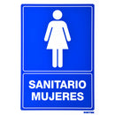 Letrero "Sanitario mujeres" Surtek