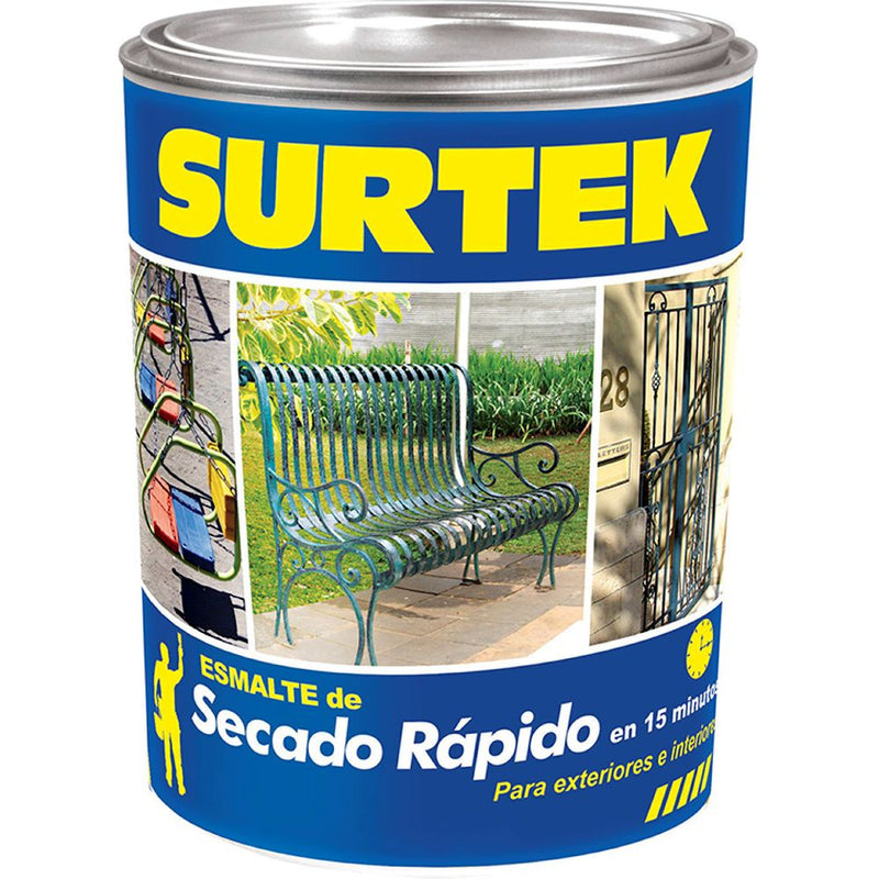 Esmalte de secado rápido blanco 250ml Surtek