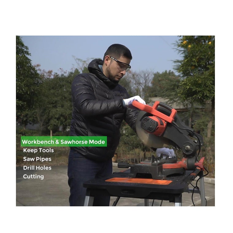 Mesa de trabajo multifuncional portátil.