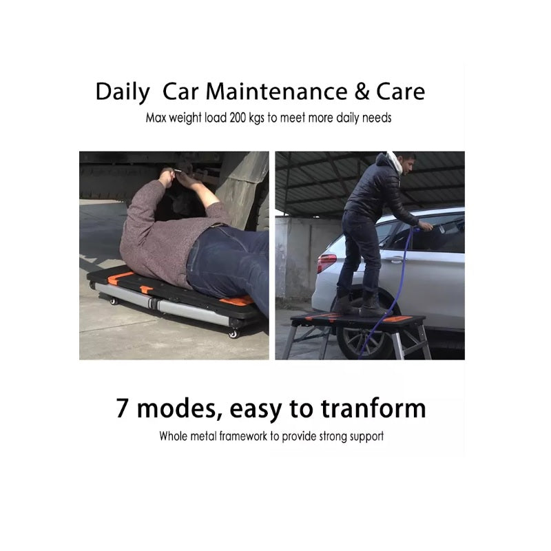 Mesa de trabajo multifuncional portátil.