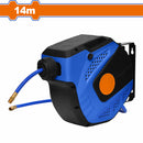 Manguera de Aire con carrete retráctil 14+1m  Tamaño: 1/4" 250 psi