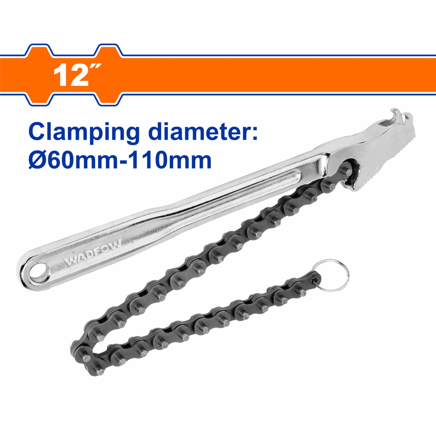 Llave de Cadena para tubos 12" Sujeción (60-110mm)