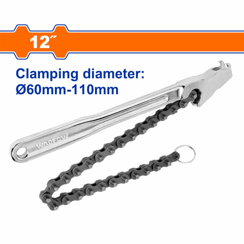 Llave de Cadena para tubos 12" Sujeción (60-110mm)